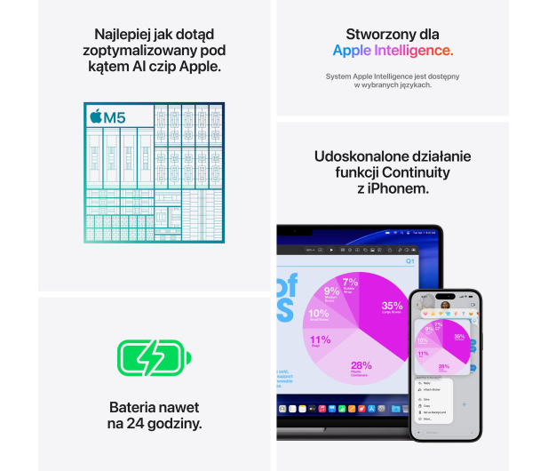 Apple MacBook Pro M5/16GB/512/Mac OS Gwiezdna Czerń 10R Nano US - 1532017 - zdjęcie 6